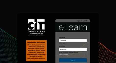 cit elearn|e learning log in.